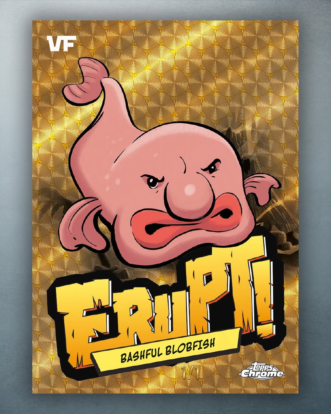 Bashful Blobfish Erupt! card
